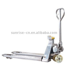 stainless steel pallet truck with scale - ZFS